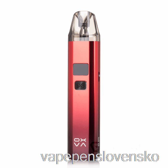 Oxva Xlim V2 25w Pod System Lesklý čierny červený Vape Bez Nikotinu